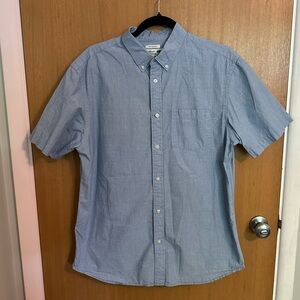 Old Navy The Classic Shirt Slim Fit Men's Blue Button-Down Shirt